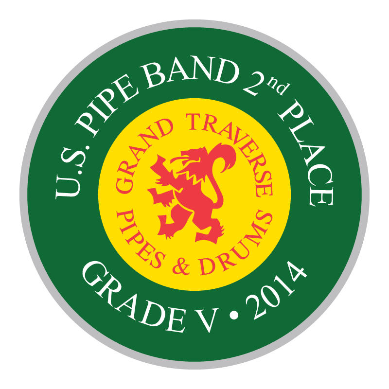 Grand Traverse Pipes & Drums US Pipe Band Open 2nd Place 2014